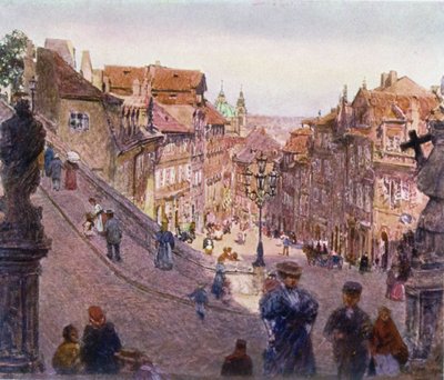 Nerudova Street, Prague by Heinrich Tomec